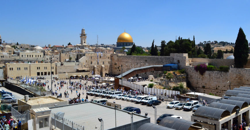 View of the Western Wall and the Dome of the Rock, Haram al-Sharif, the Temple Mount, Jerusalem (photo: Larry Koester, CC BY 2.0)