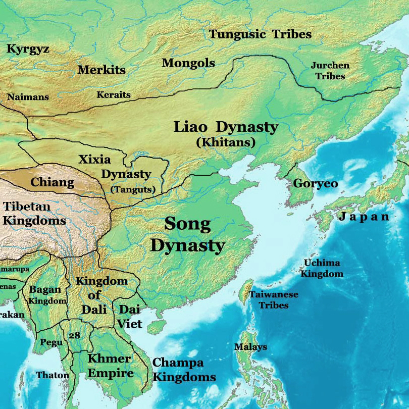 Map of the Liao Dynasty in 1025