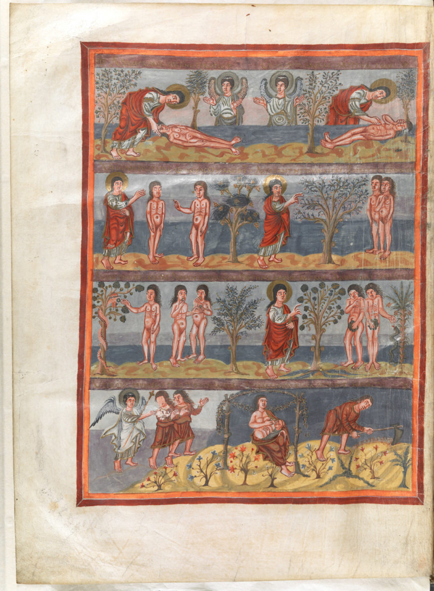 Bible (The 'Moutier-Grandval Bible'), c. 830–840, parchment (The British Library)