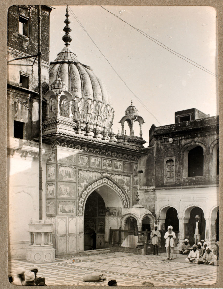 Gurdwara of Amar Das, Goindval, 1931, photographic print (The British Library)