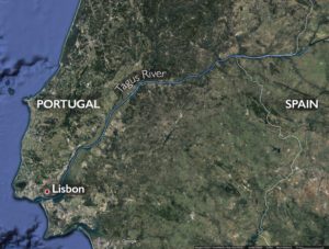 Portugal-Lisbon-Spain Map