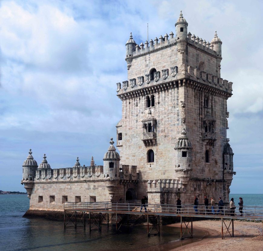 The Tower of Belém, Lisbon, Portugal. View from Northeast (photo: Alvesgaspar, CC BY-SA 3.0)