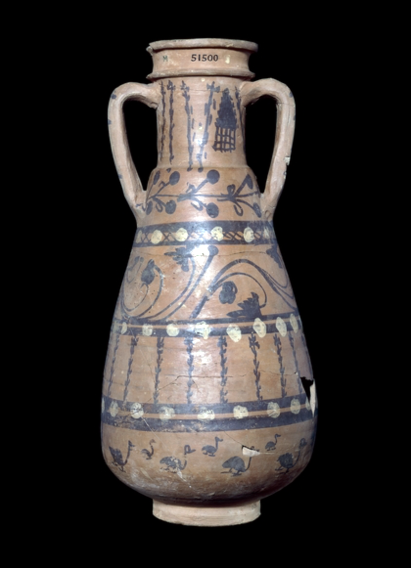 Red slipped amphora From Faras, Sudan Meroitic Period, 1st to 2nd centuries AD, 43 cm high
