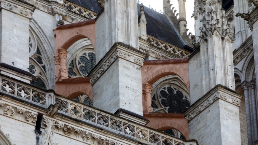 Flying buttresses, Amiens Cathedral