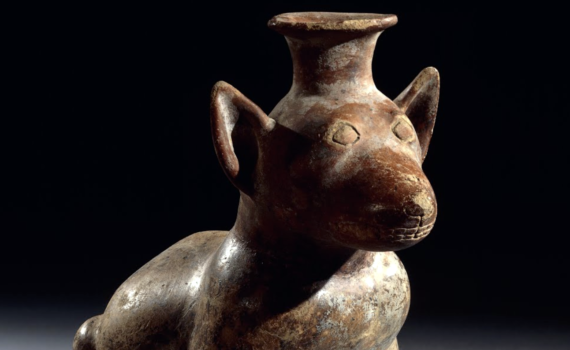 Pottery dog, Colima culture
