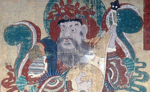 korea painting grid buddhist