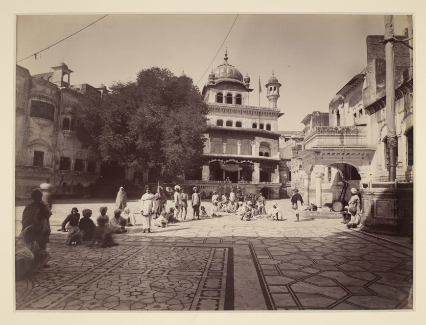 The Great Square, Amritsar, c. 1880s, albumen photographic print (The British Library)