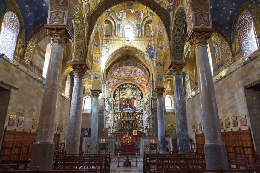 Martorana Church interior, Palermo, 1143 (photo: Ariel Fein, CC BY-NC-SA 2.0)