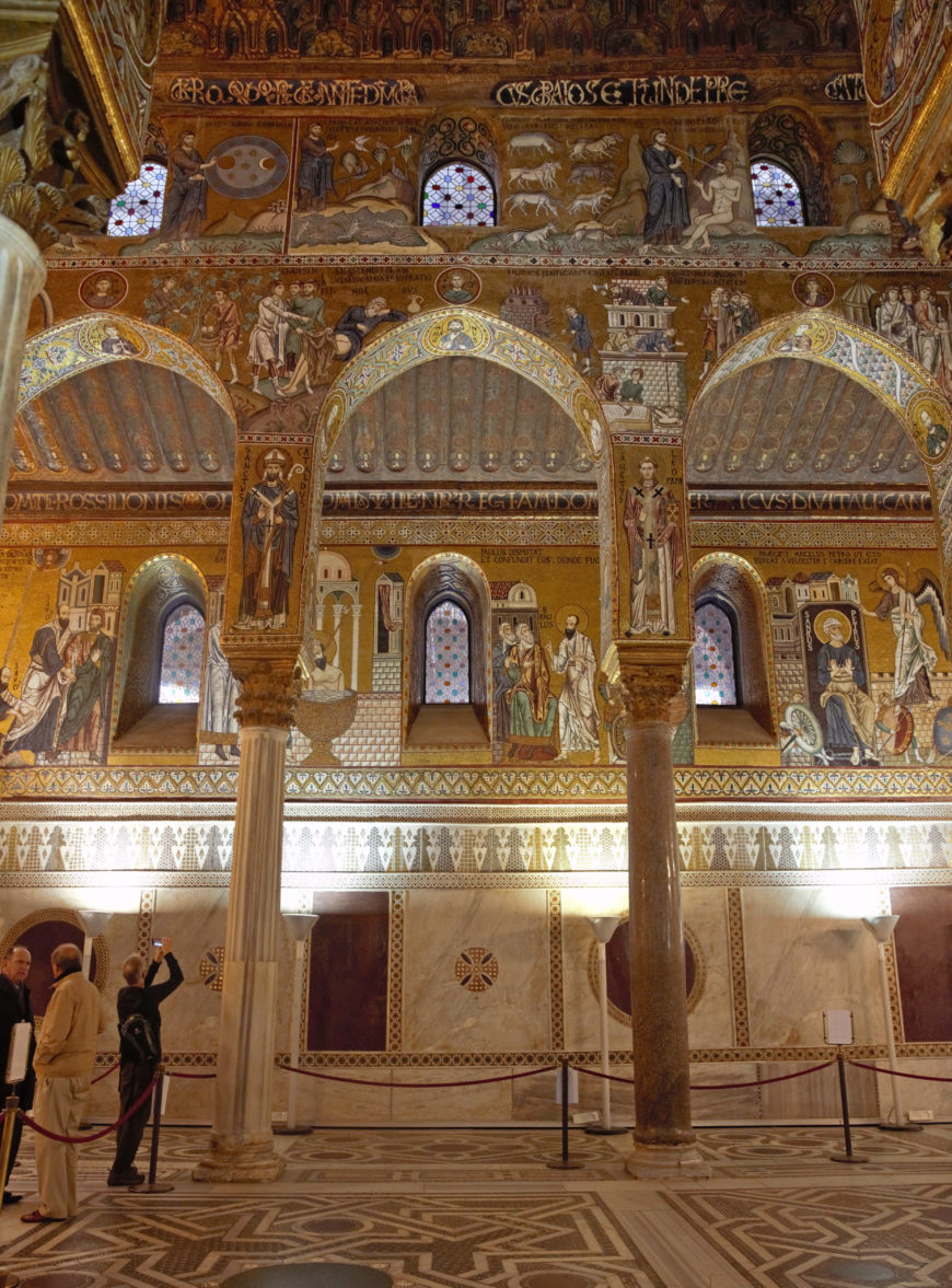 Old and New Testament mosaics in the Nave, Cappella Palatina, c. 1130-43, Palermo (Ariel Fein) (photo: Ariel Fein, CC BY-NC-SA 2.0)