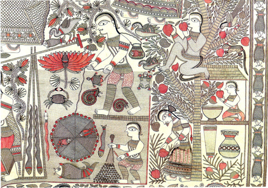 Ganga Devi, detail from Cycle of Life series, 1983-85.