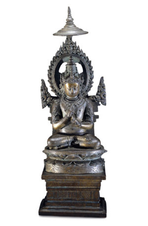 Smarthistory – Bronze figure of Buddha Vairocana (Java)
