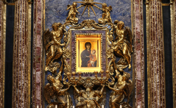 The altar tabernacle, Pauline Chapel, Santa Maria Maggiore, Rome