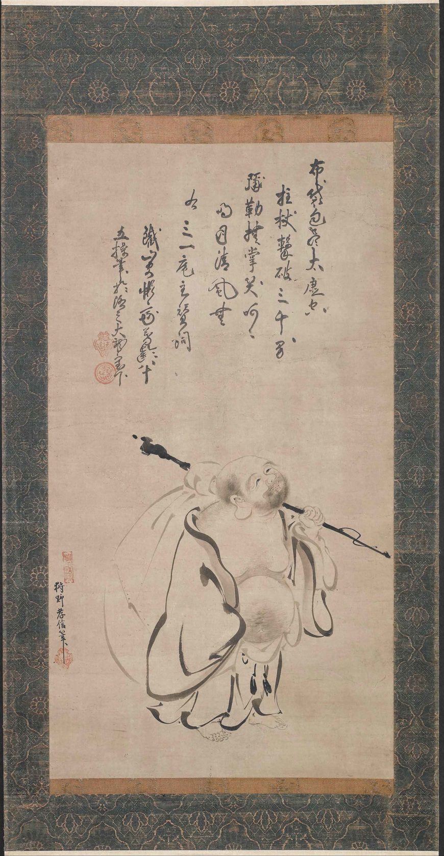 Hotei. Kanou Takanobu. 1616. Edo period. Japan. Image courtesy of The Met.