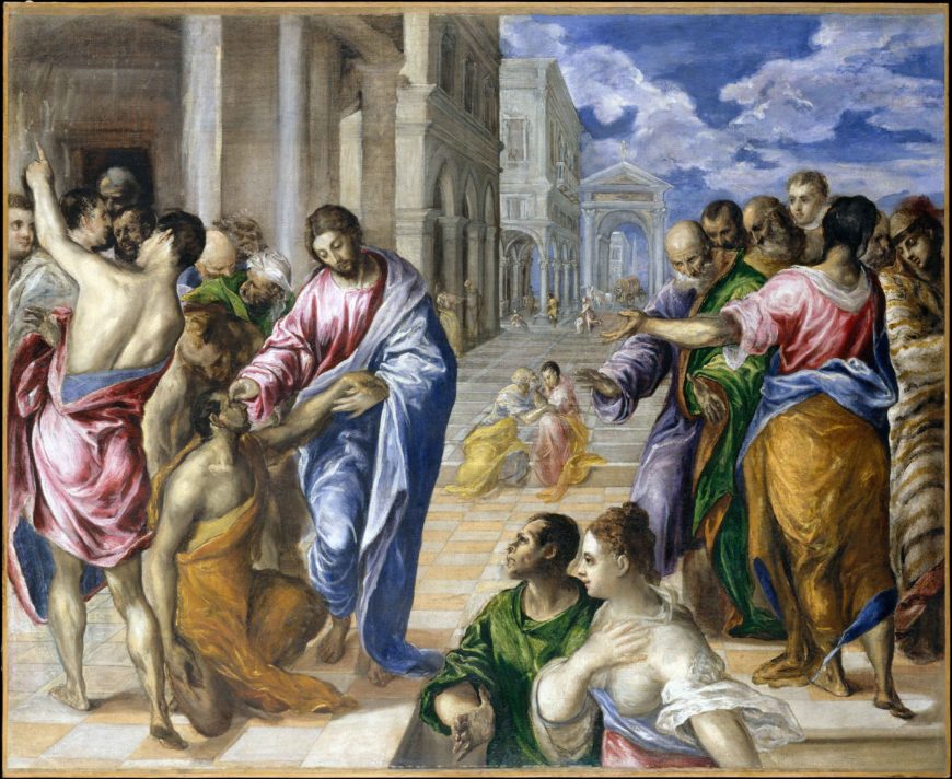 El Greco, Christ Healing the Blind, ca. 1570, Metropolitan Museum of Art, New York, oil on canvas, 47 x 57 1/2 in. (Photo: Metropolitan Museum of Art)