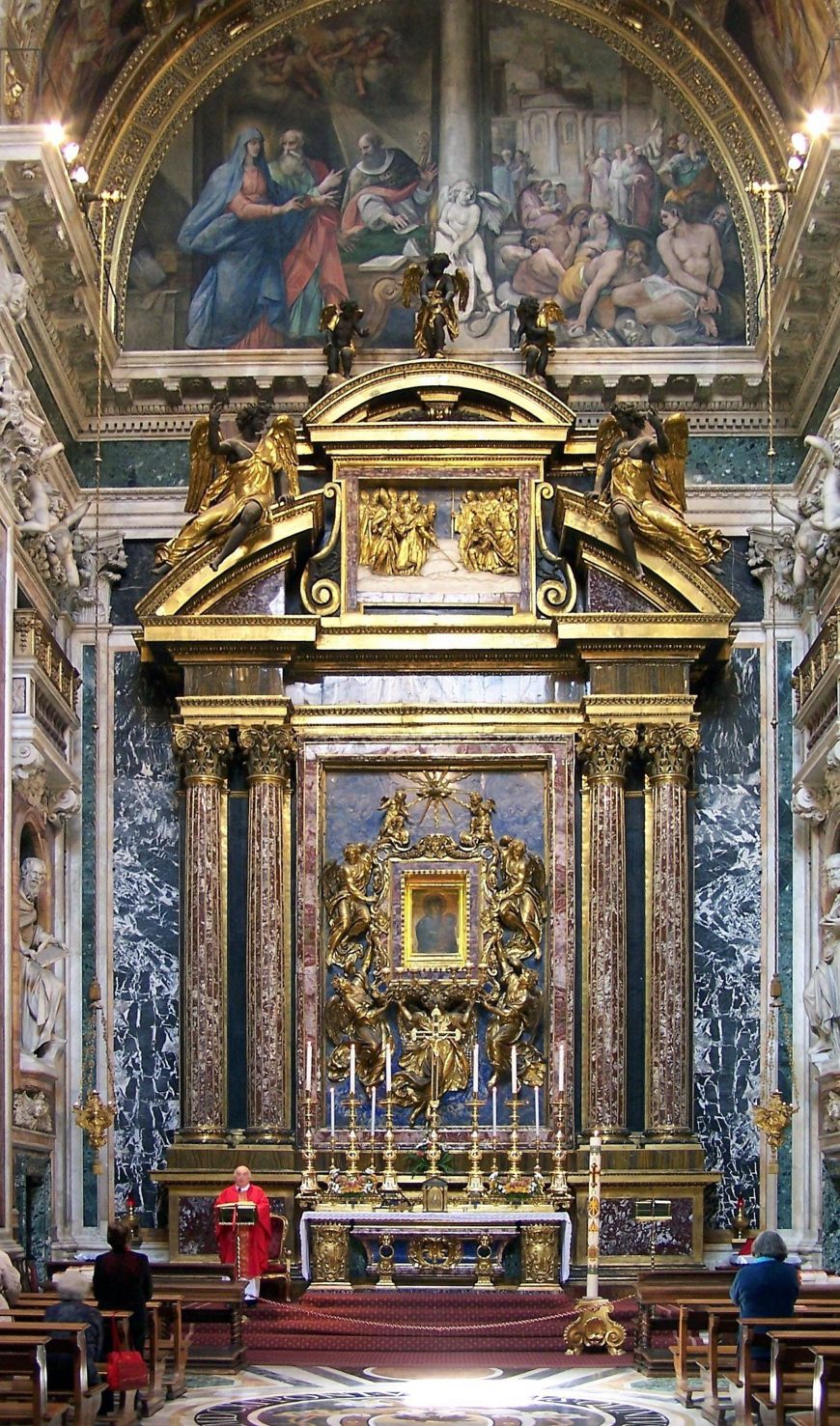 Altar Tabernacle, Pauline Chapel, Santa Maria Maggiore, Rome, completed 1612 (photo: Berthold Werner)