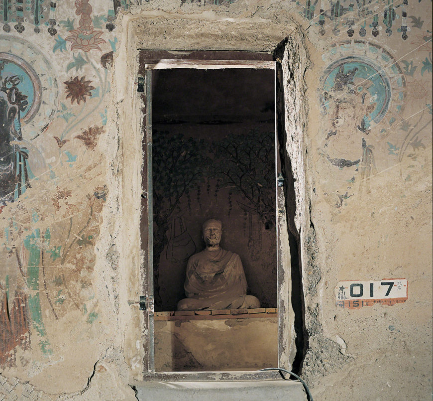 Mogao Cave 17. Late Tang, 848-907 CE. Dunhuang. Image courtesy of the Dunhuang Academy.