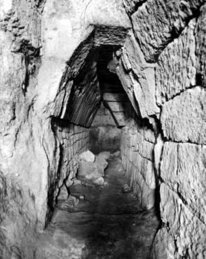 Corbelled vault, Regolini-Galassi Tomb, Cerveteri