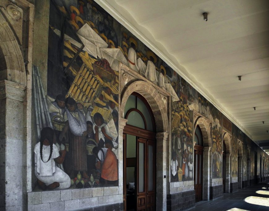 Diego Rivera, murals in the Secretaría de Educación Pública, Mexico City (photo: Lauren Kilroy-Ewbank, CC BY-NC-SA 4.0)