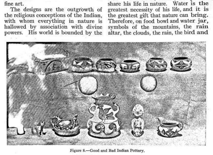 Page from Olive W. Wilson, “The Survival of an Ancient Art,” Art & Archaeology (January 1920): 28.