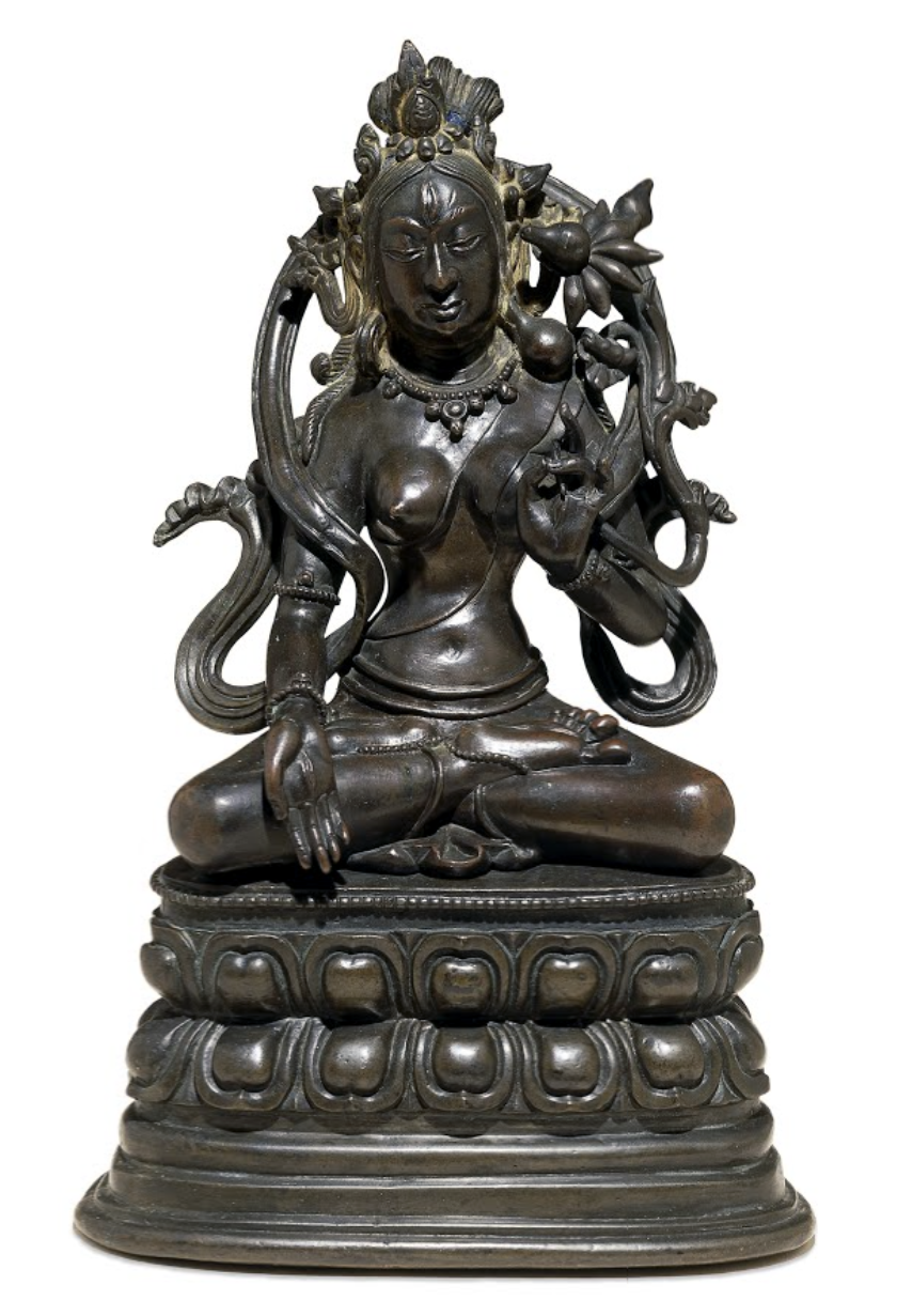 Tara, 15th century, copper alloy, Tibet, 28.6 cm high (© Trustees of the British Museum)