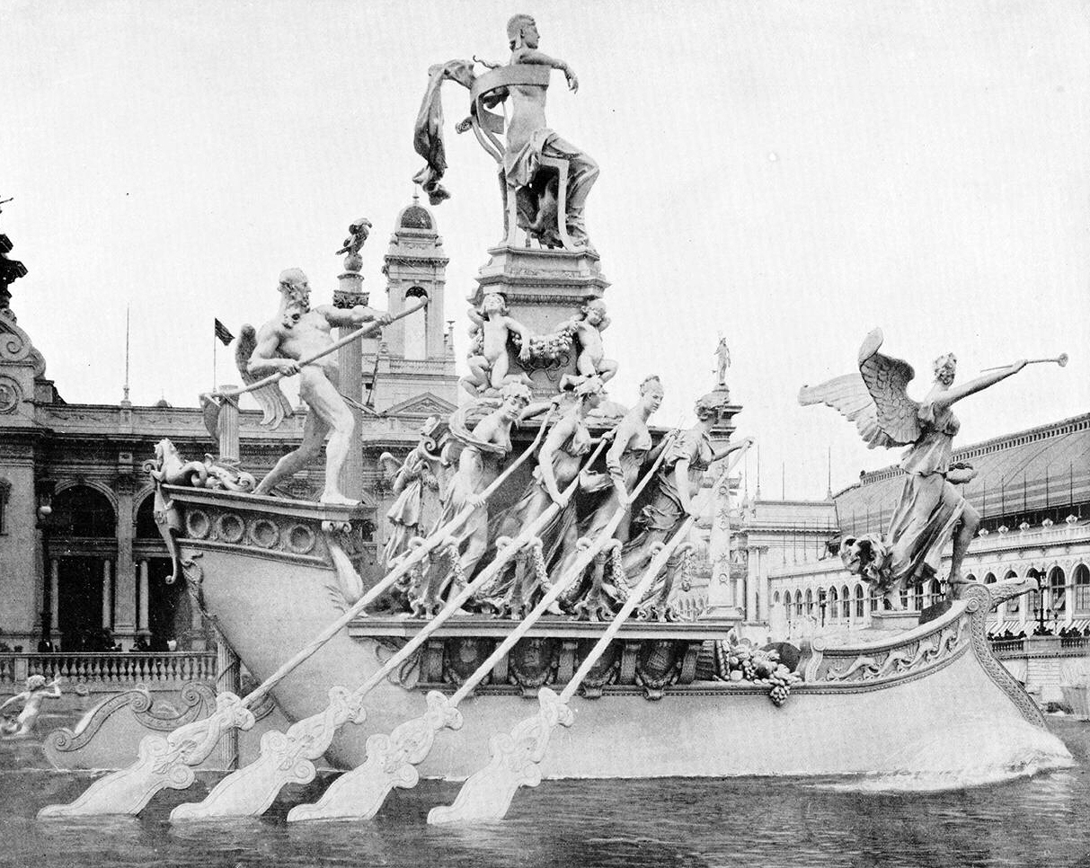 Photograph of the Columbian Fountain by Frederick MacMonnies