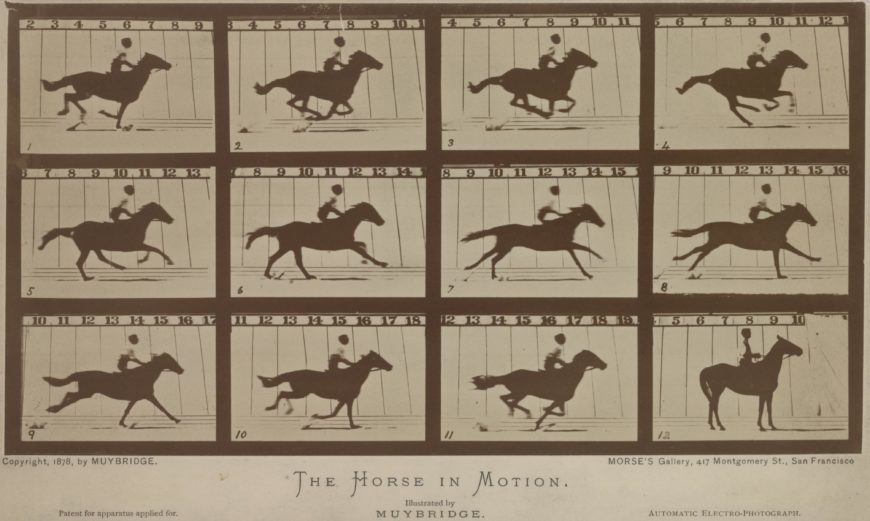 Eadweard Muybridge, Gravure of Horse in Motion, Published in La Nature (Dec. 1878).