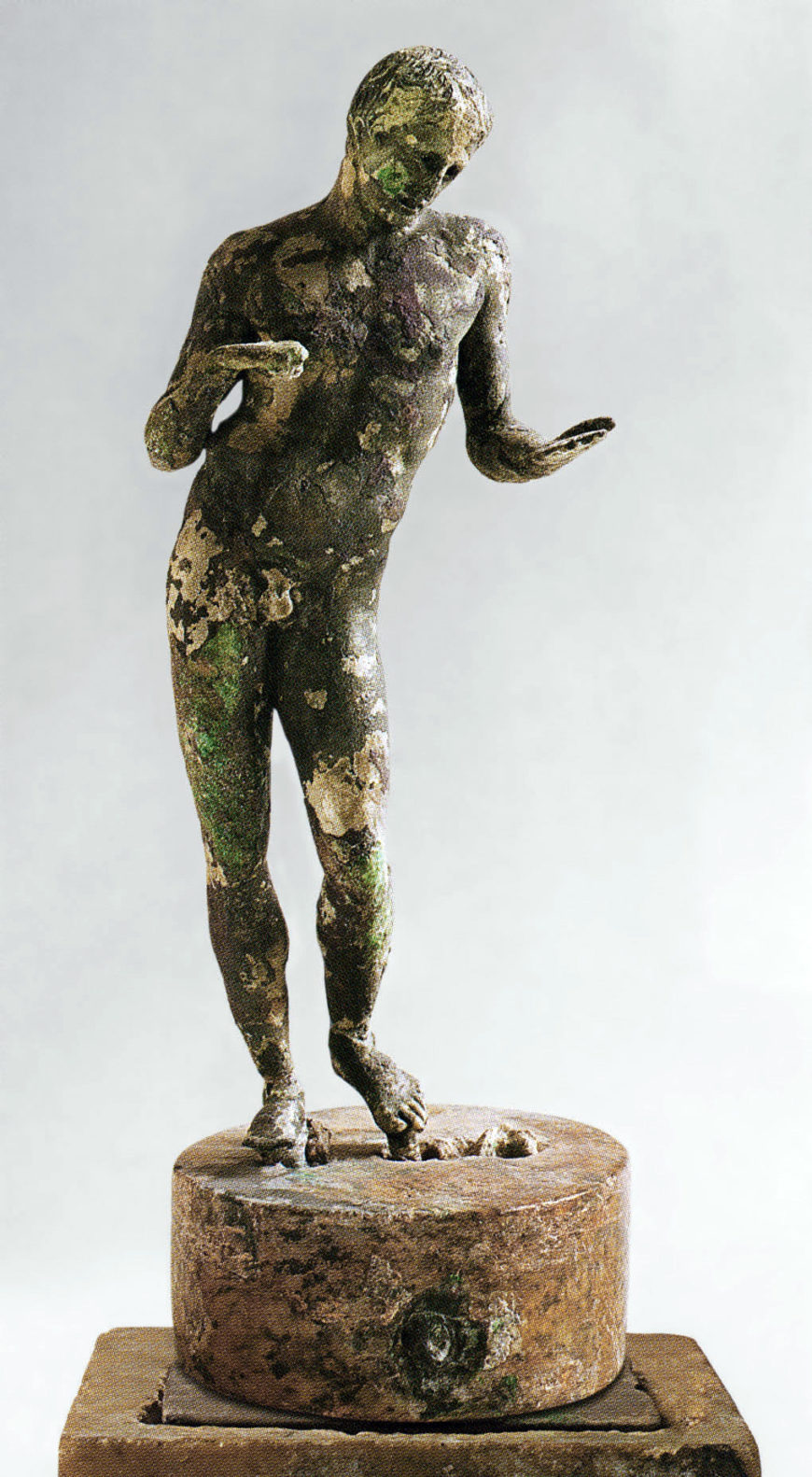 Statuette of a Nude Youth. Source: Kostas Xenikakis/National Archaeological Museum, Athens; Hellenic Ministry of Culture and Sports