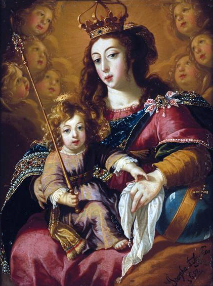 Josefa de Ayala, Virgin and Child, oil on copper, 1657, National Museum of Ancient Art
