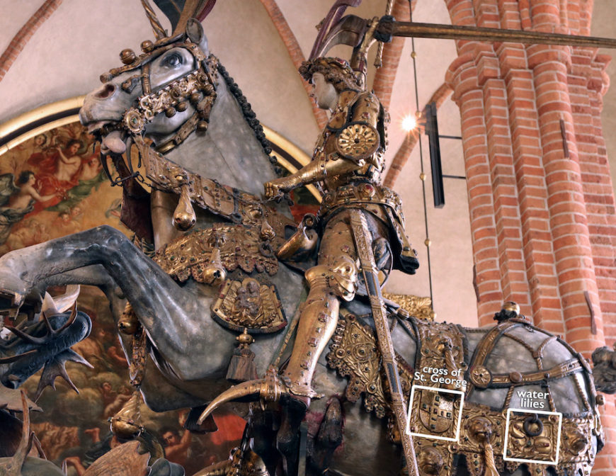 St. George and the Dragon, Storkyrkan Stockholm, c. 1490 (photo: Laura Tillery)