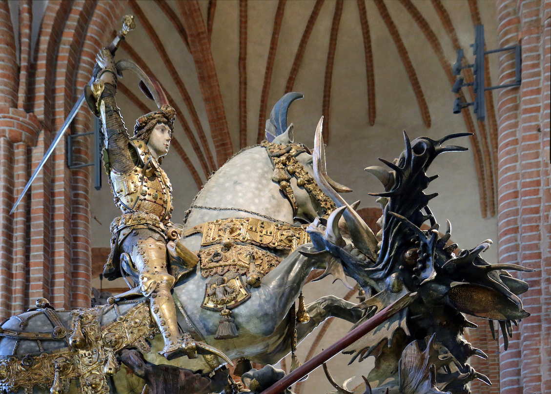 saint george and the dragon donatello