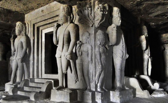 The multireligious caves at Ellora