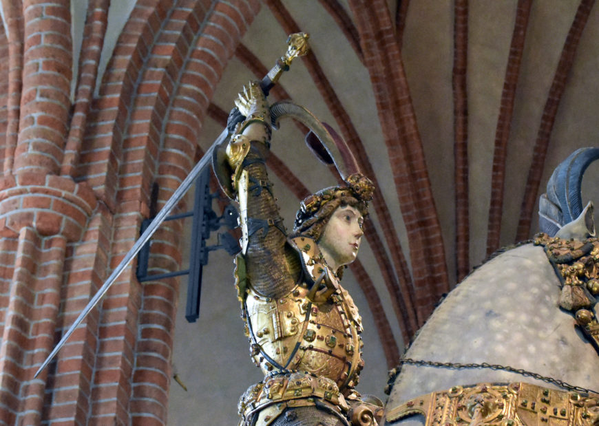 St. George and the Dragon, Storkyrkan Stockholm, c. 1490 (photo: Richard Mortel, CC BY 2.0)