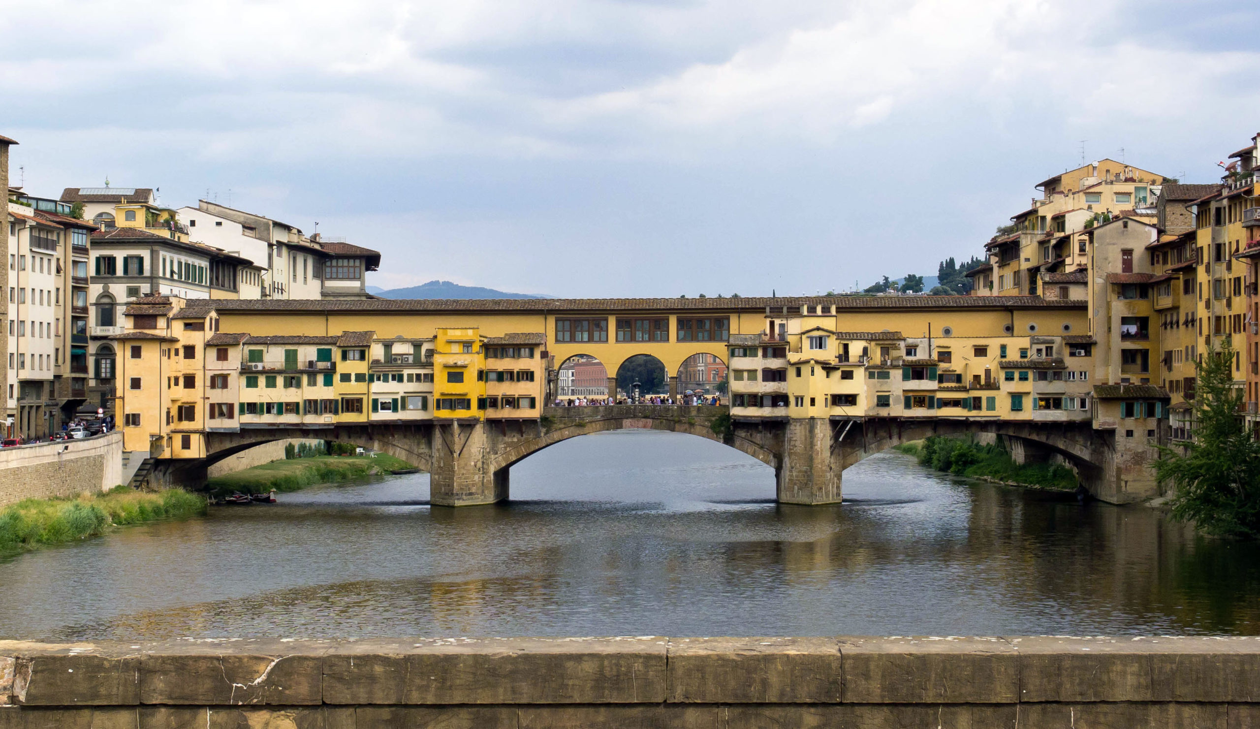 The Ponte Vecchio (“Old Bridge”) in Florence