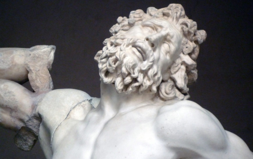 Athanadoros, Hagesandros, and Polydoros of Rhodes, Laocoön and his Sons, early first century C.E., marble, 7'10 1/2" high (Vatican Museums; photo: Steven Zucker, CC BY-NC-SA 2.0)
