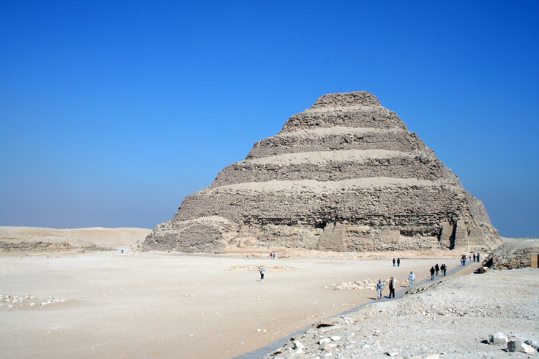 View of the South Court after leaving the entrance colonnade, Stepped Pyramid complex, Saqqara, Egypt (photo: Dr. Amy Calvert)