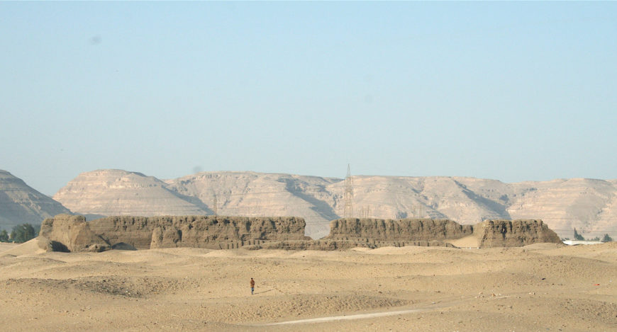 Abydos - Royal enclosure of King Khasekhemwy (known as the _Shunet el Zebib_)