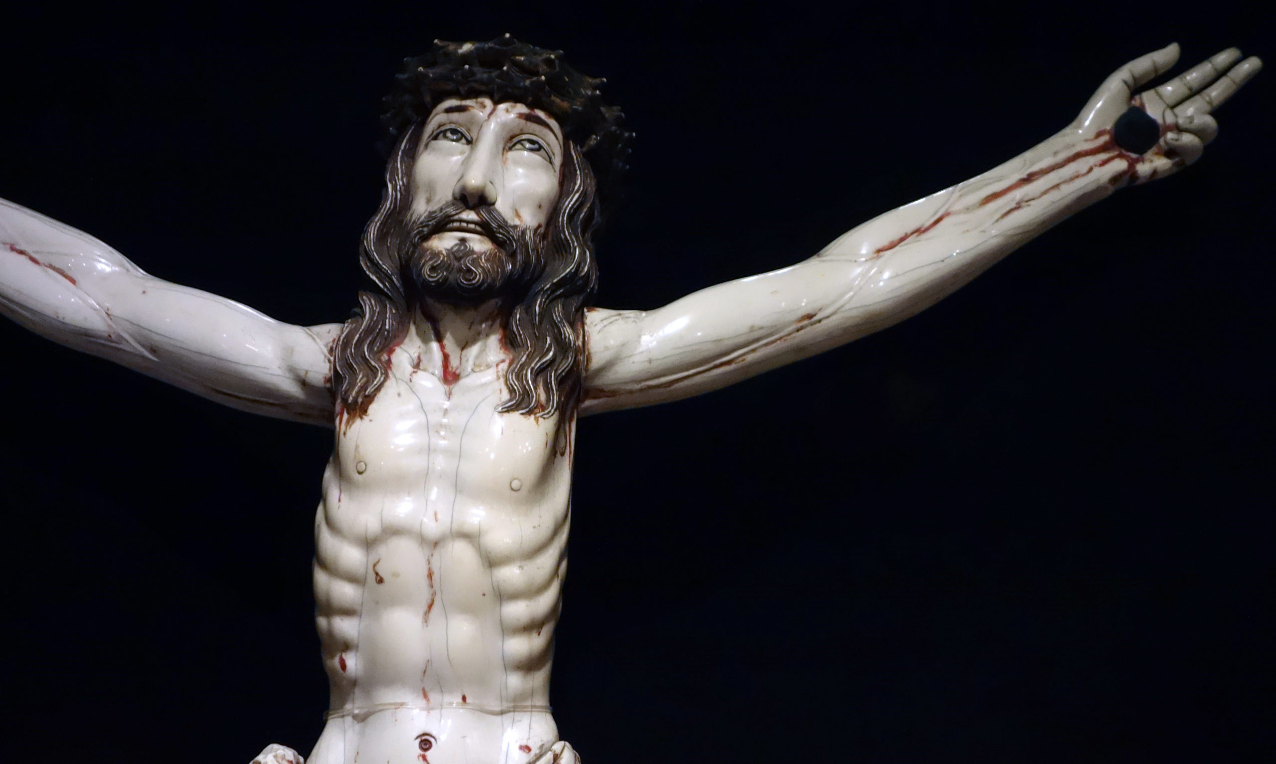 Christ Crucified, 17th century, ivory (Museo Franz Mayer, Mexico City)