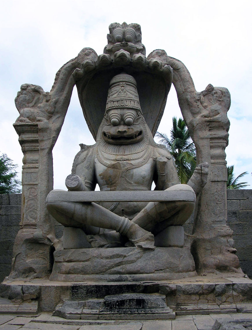 Narasimha, in the city of Vijayanagara (photo: BRK, CC BY-SA 3.0)