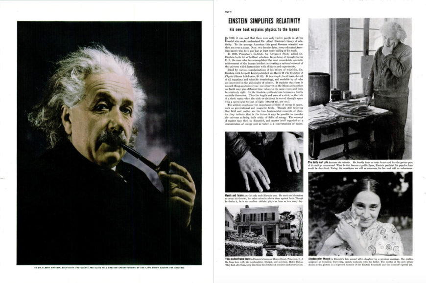 The full-page lead image for the two page article on page 48 of the April 11, 1938, Life Magazine