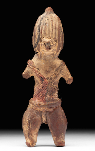 Shaman, Middle Preclassic (1200–600 B.C.E.), Tlatilco, 9.5 cm high (National Museum of Anthropology, Mexico City)