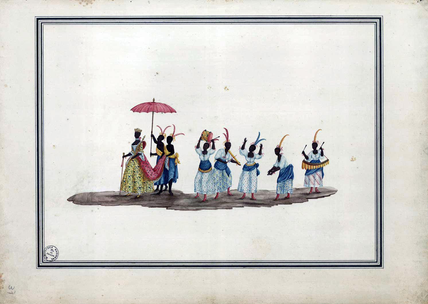 Carlos Julião, watercolor manuscript