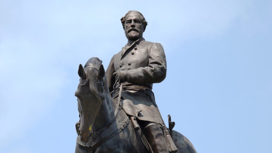 Antonin Mercié, Robert E. Lee Monument, 1890, bronze (removed from Monument Avenue, Richmond Virginia, September 9, 2021)