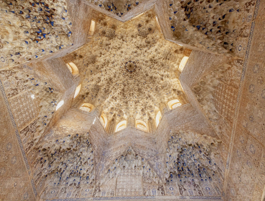 Ceiling, Hall of the Ambassadors, Alhambra (photo: Paul VanDerWerf, CC BY 2.0)