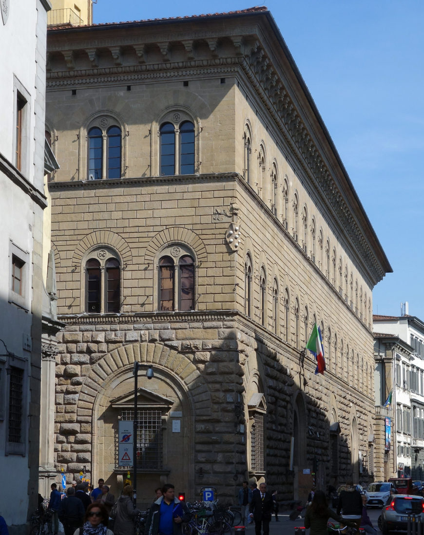 Michelozzo, Palazzo Medici, 1445–60, Florence, Italy (photo: Steven Zucker, CC BY-NC-SA 2.0)