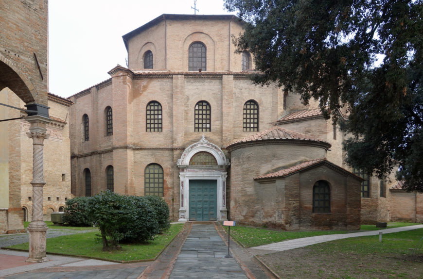 San Vitale, consecrated 547, Ravenna (photo:  Steven Zucker , CC: BY-NC-SA 2.0)