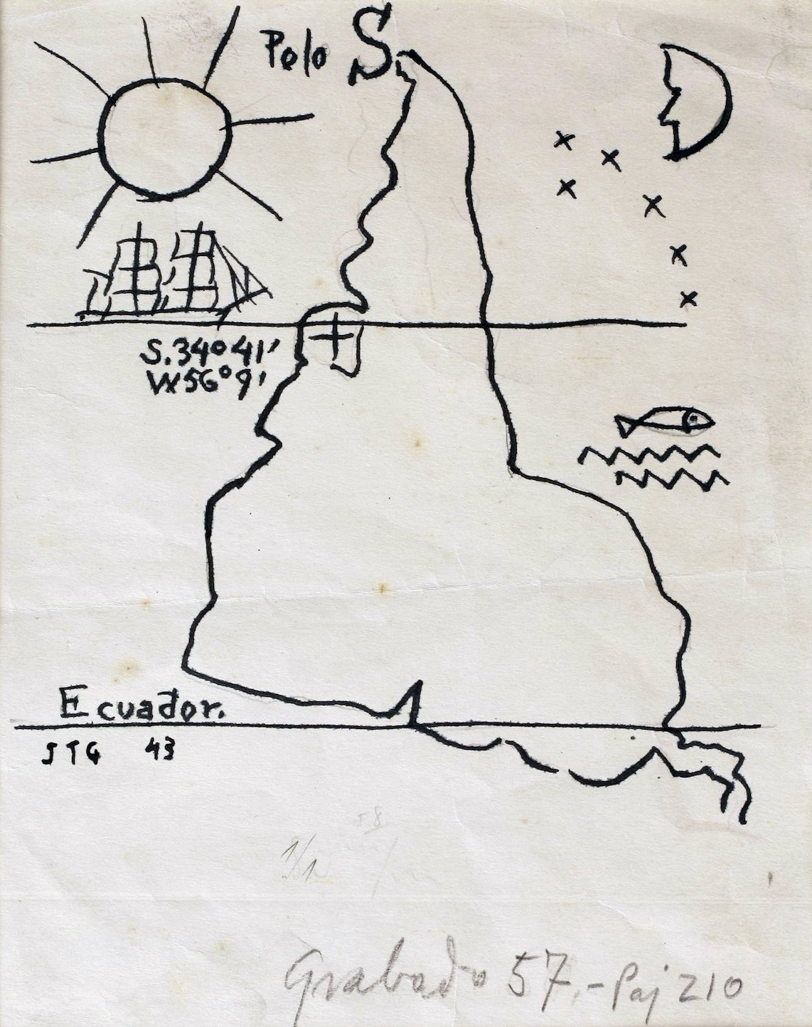 uruguayan air force flight 571 map