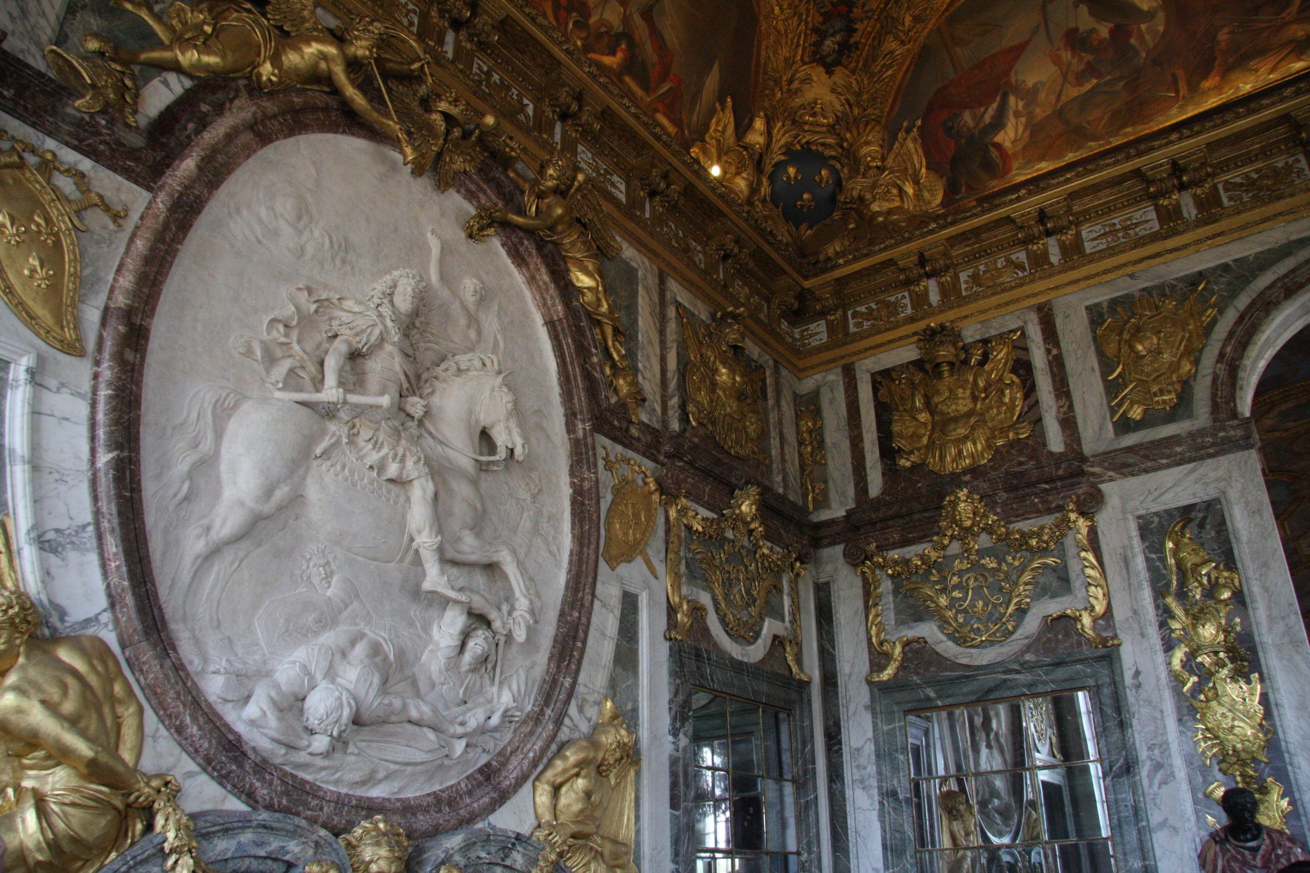 France, Versailles, Allegorical portrait of King Louis XIV