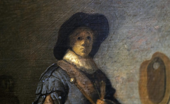 Rembrandt, <i>The Artist in His Studio</i>