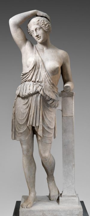 Marble statue of a wounded Amazon, Roman, 1st–2nd century C.E. (The Metropolitan Museum of Art)