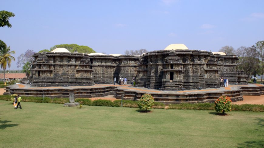Hoysaleshvara temple, Halebidu, view from the west-southwest